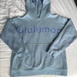 Blue Lululemon sweatshirt